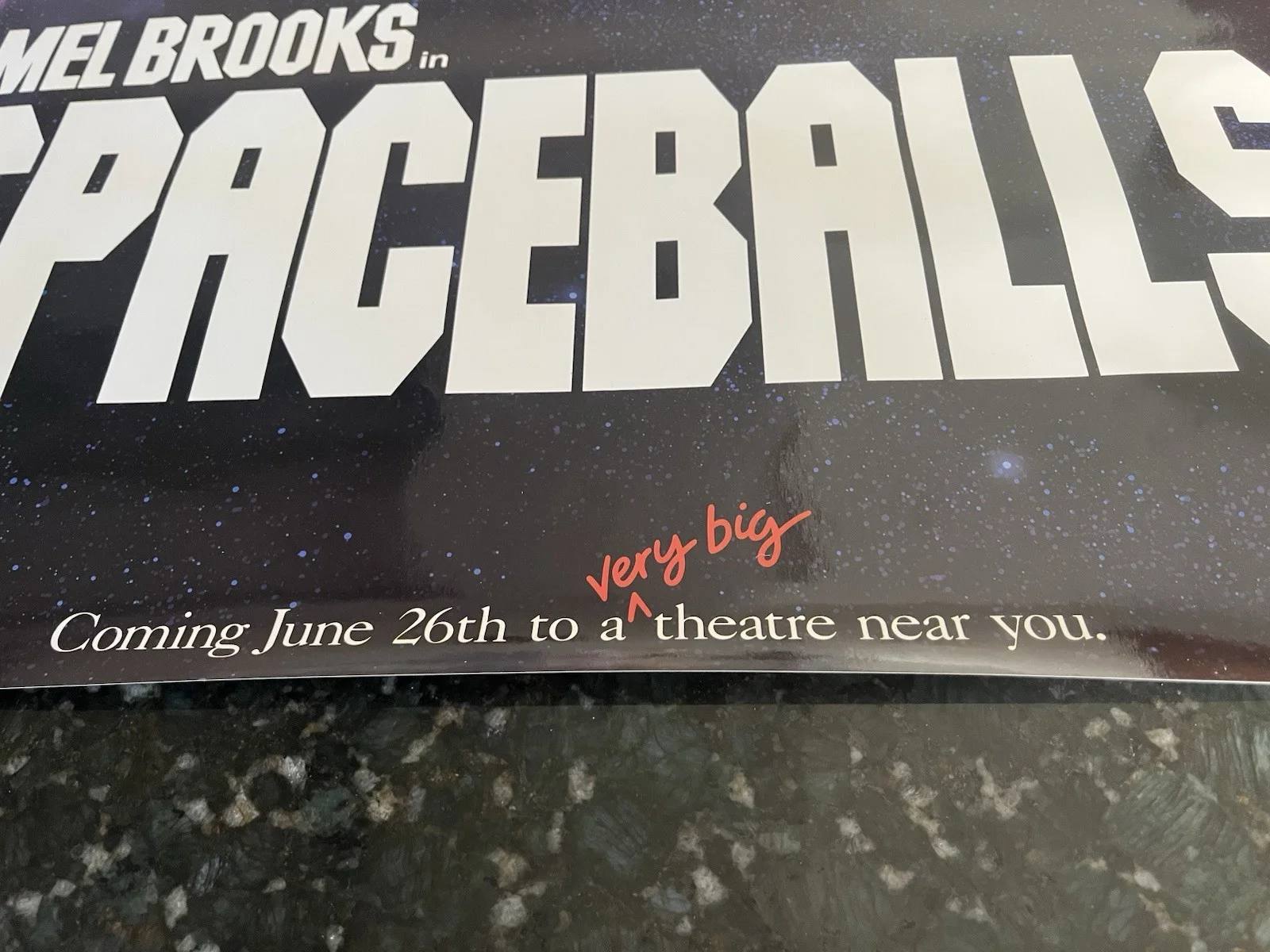 Daphne Zuniga, Stephen Tobolowsky — SPACEBALLS Original Teaser 1986 1987 27 x 40 Poster Movie Glossy, image 4