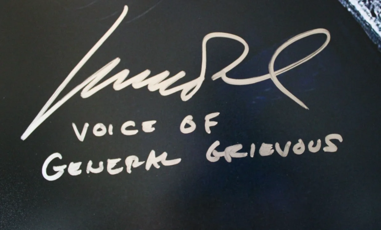 Matthew Wood — Matthew Wood Signed 24x30 Print “Voice of General Grievous” JSA COA Star Wars, изображение 2