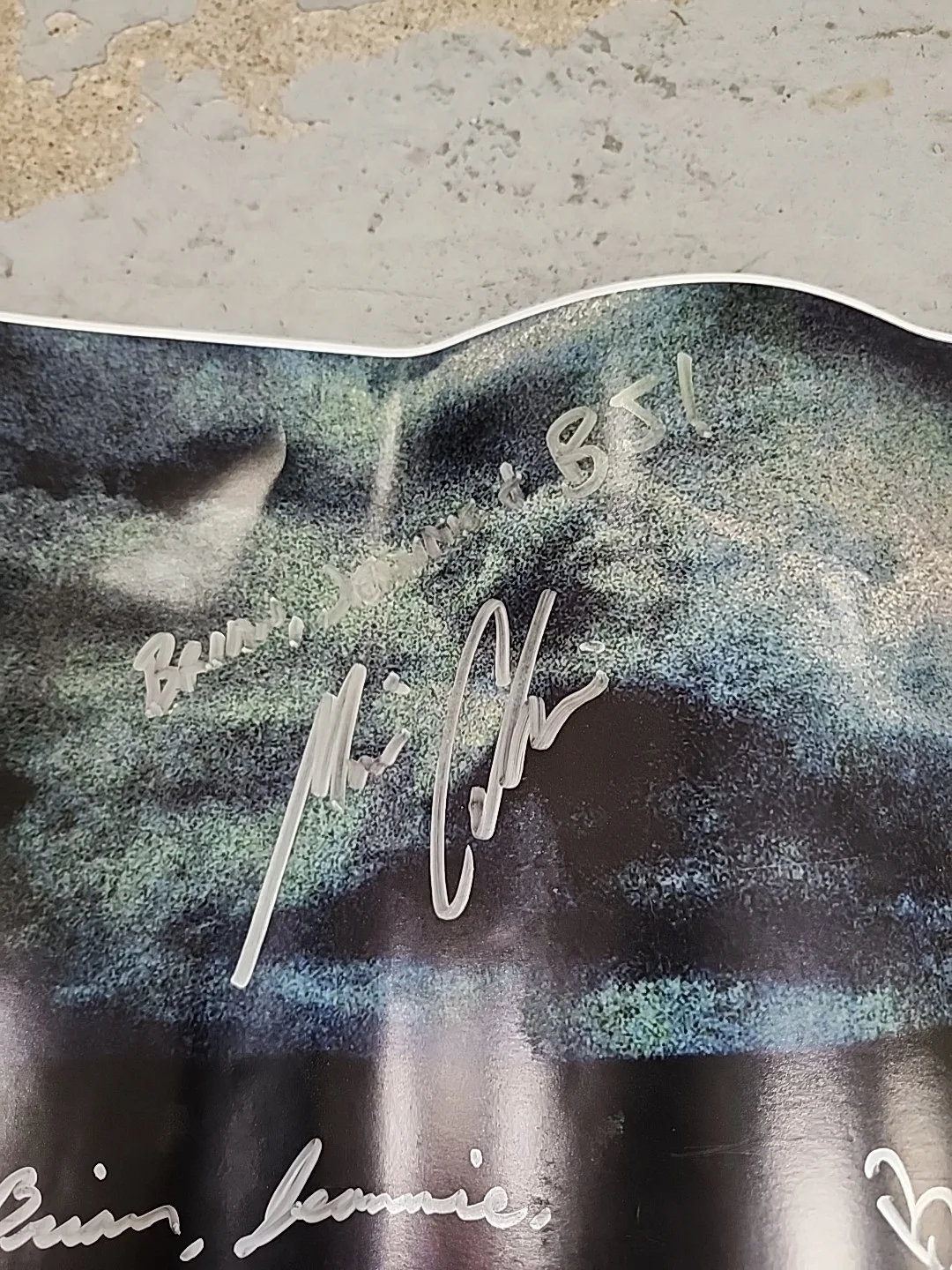 Autographed 24x47 Supernatural Cast Poster Jensen Ackles Padalecki, image 2