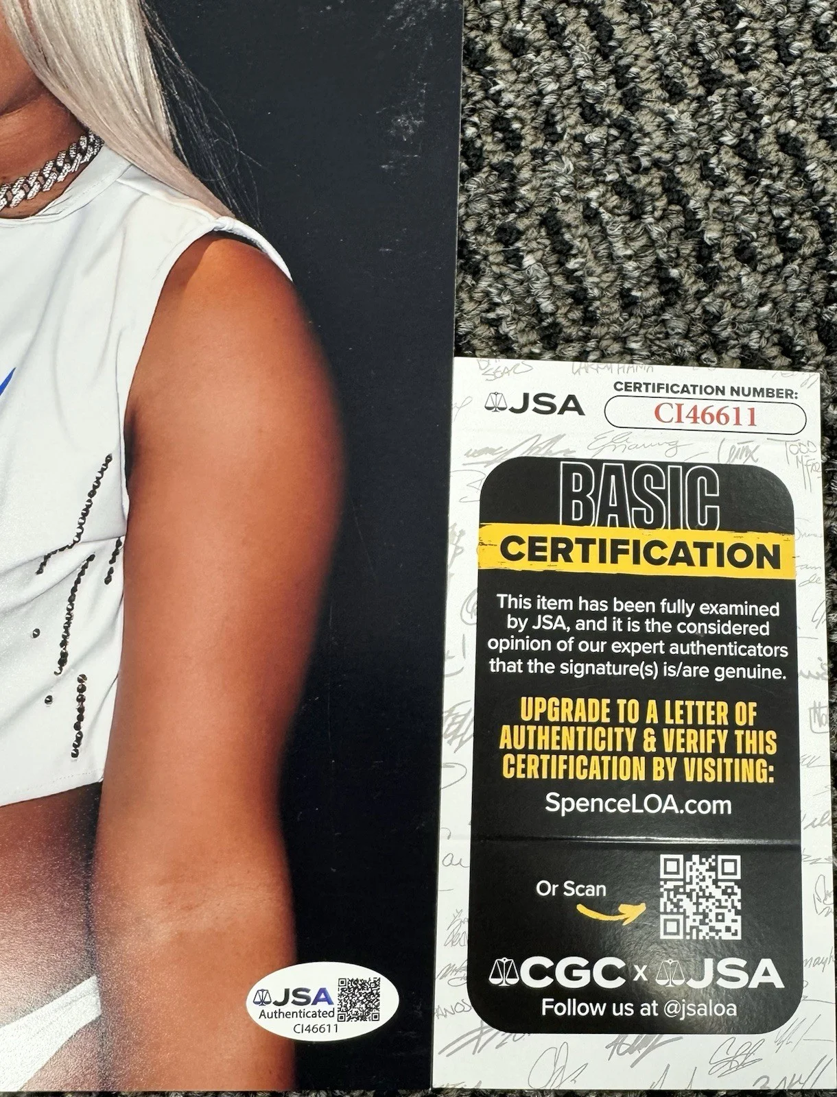 Megan Thee Stallion Signed Autograph Auto 8x10 Photo JSA COA Authenticated, image 2