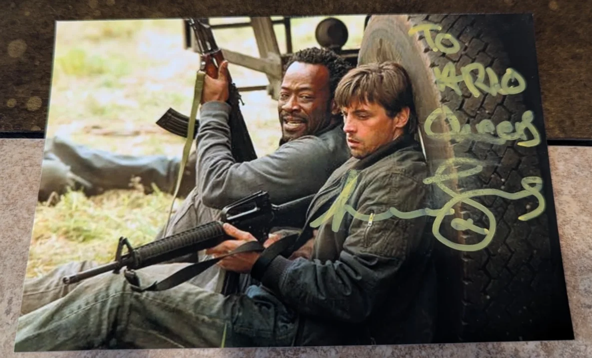 Lennie James — 🔥 Signed Authentic 4x6 Photo of Lennie James – Rare Autograph Collectible! 🔥