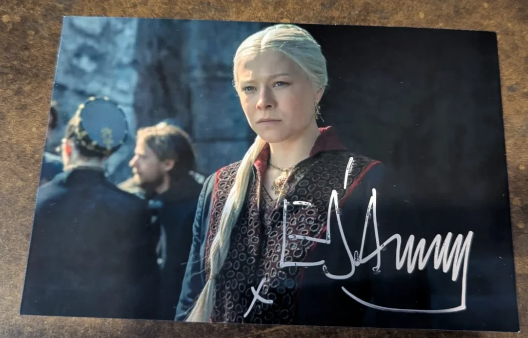 Emma D’Arcy — 🔥 Signed Authentic 4x6 Photo of Emma D’Arcy – Rare Autograph Collectible! 🔥