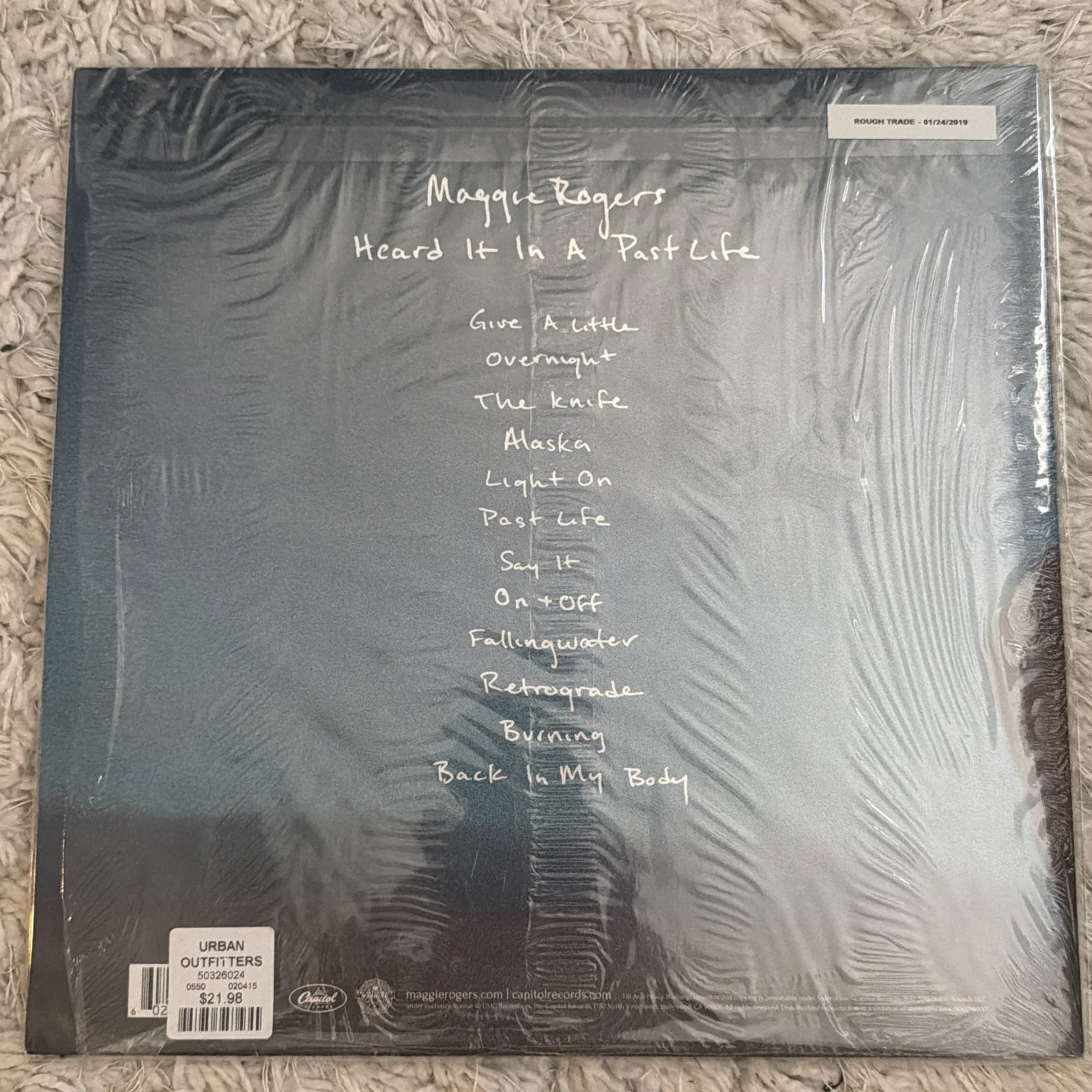 Maggie Rogers Signed Heard It In A Past Life Red Vinyl LP Autograph RARE, изображение 2