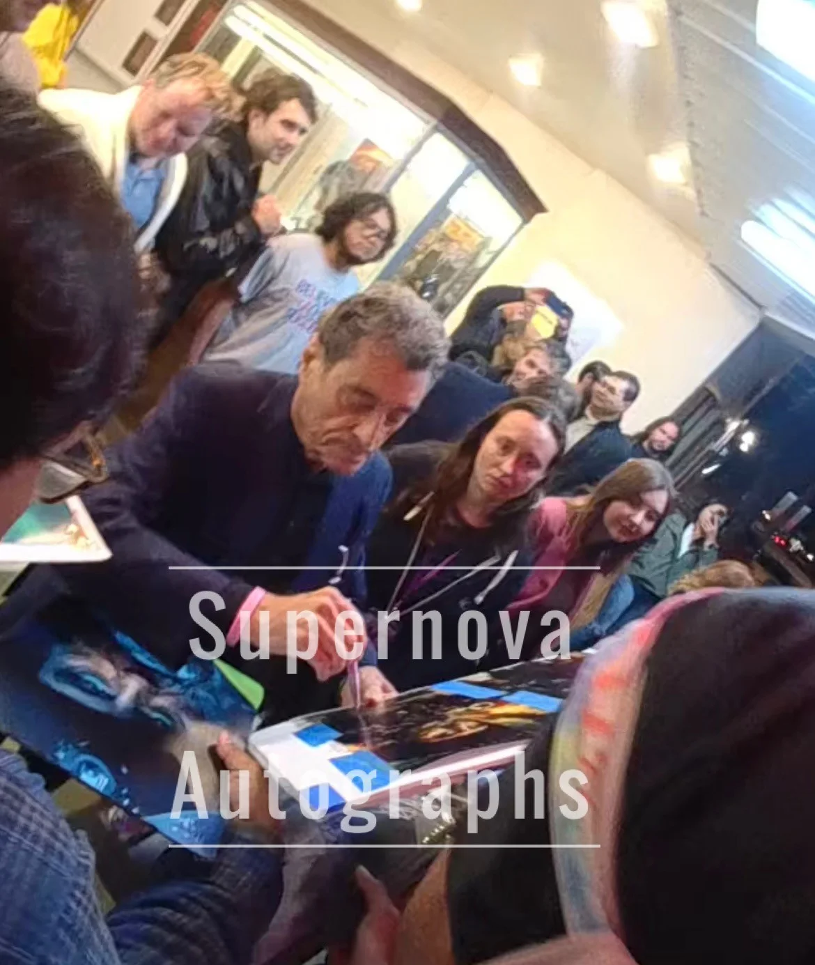 Ian Mcshane — Ian Mcshane Signed Autograph American Horror Story 8x10 Exact Photo Proof, image 2