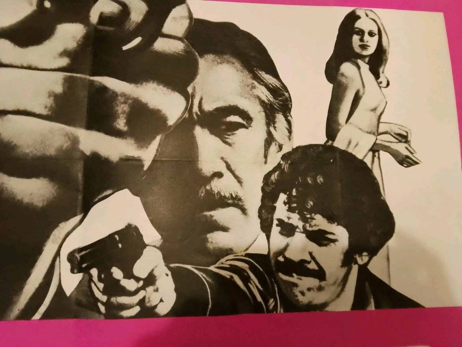 Vtg 1973 original poster The Don is dead ,cert X 102x76cm Anthony Quinn, image 2