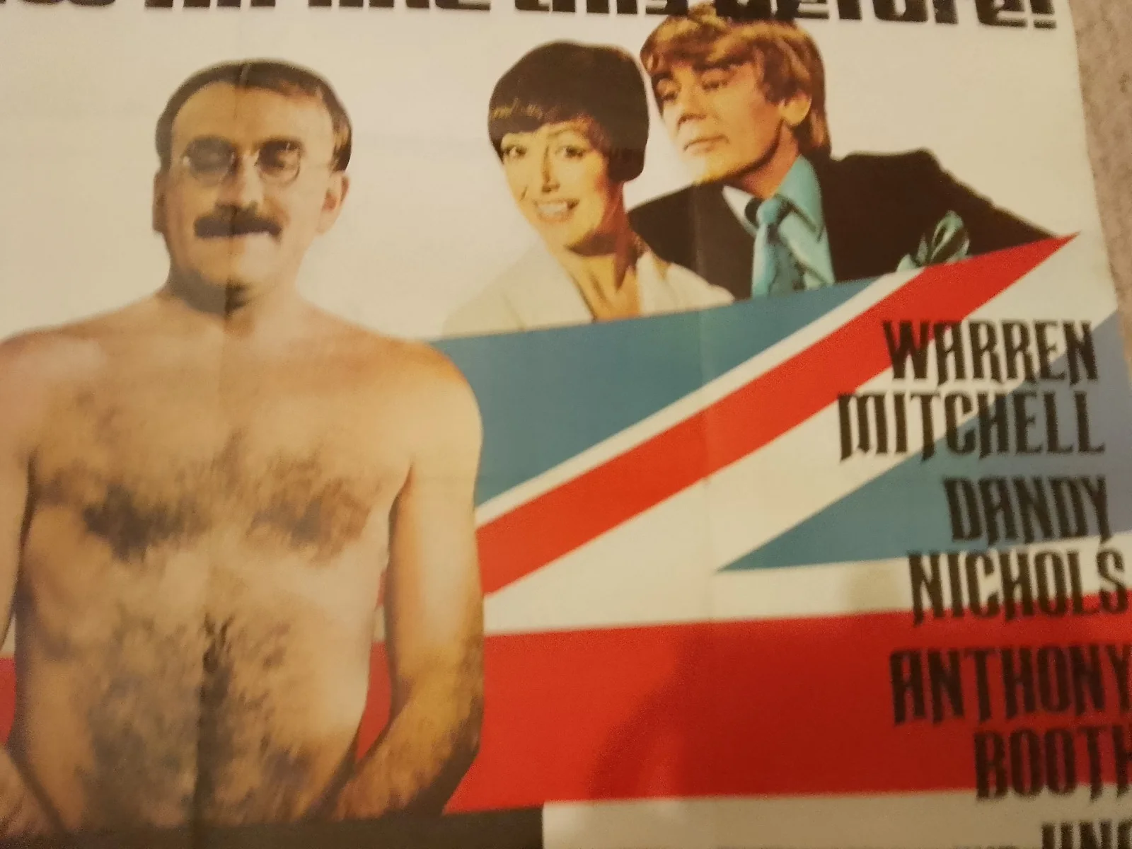 Vtg 1968 original poster Till Death us do part 101 x70cm classic 60s comedy, изображение 2