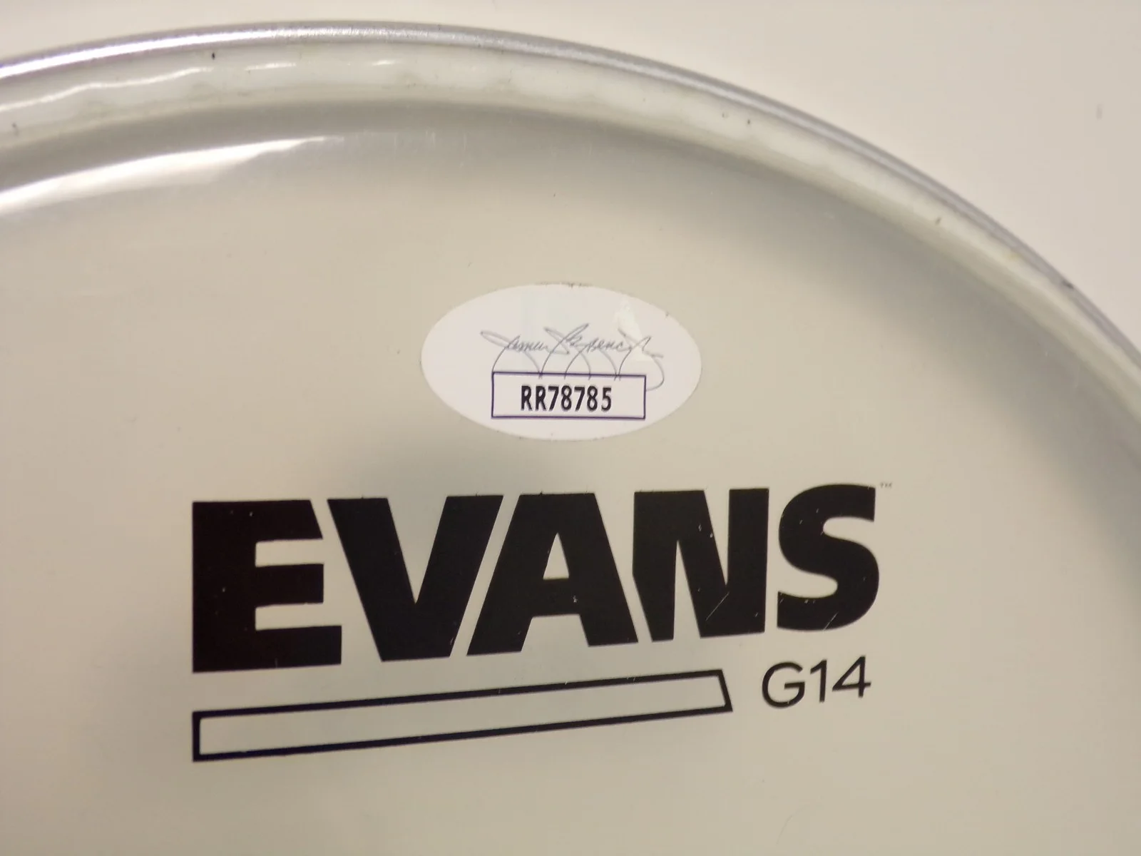 Bobby Brown Singer AUTOGRAPHED D'Addario Evans G14 Drumhead w/JSA COA 010826WT, изображение 3