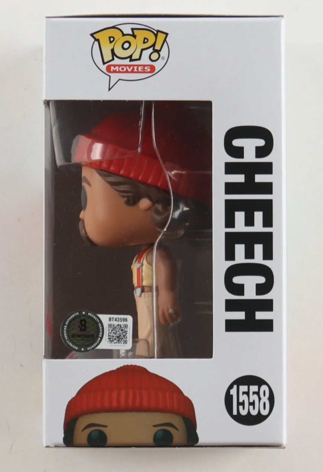 CHEECH, CHONG — Cheech Marin Signed Funko 1558 Up in Smoke Authentic Autograph Beckett BAS COA, изображение 2