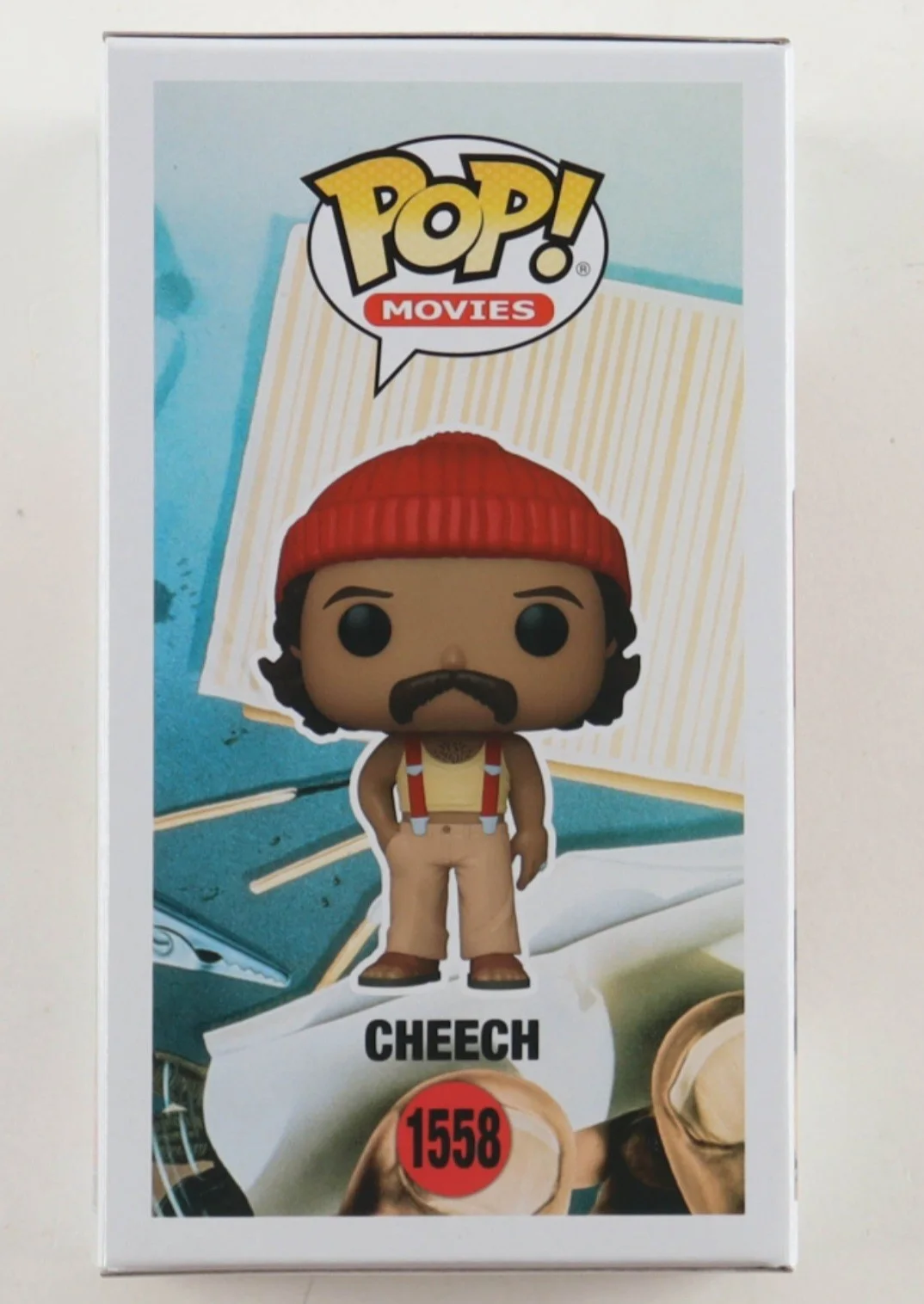 CHEECH, CHONG — Cheech Marin Signed Funko 1558 Up in Smoke Authentic Autograph Beckett BAS COA, изображение 4