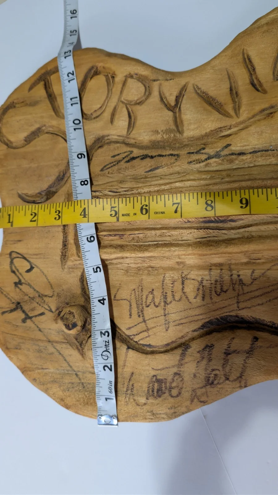 Guitar Handmade Wood Signed Storyville 13x38.5, изображение 4