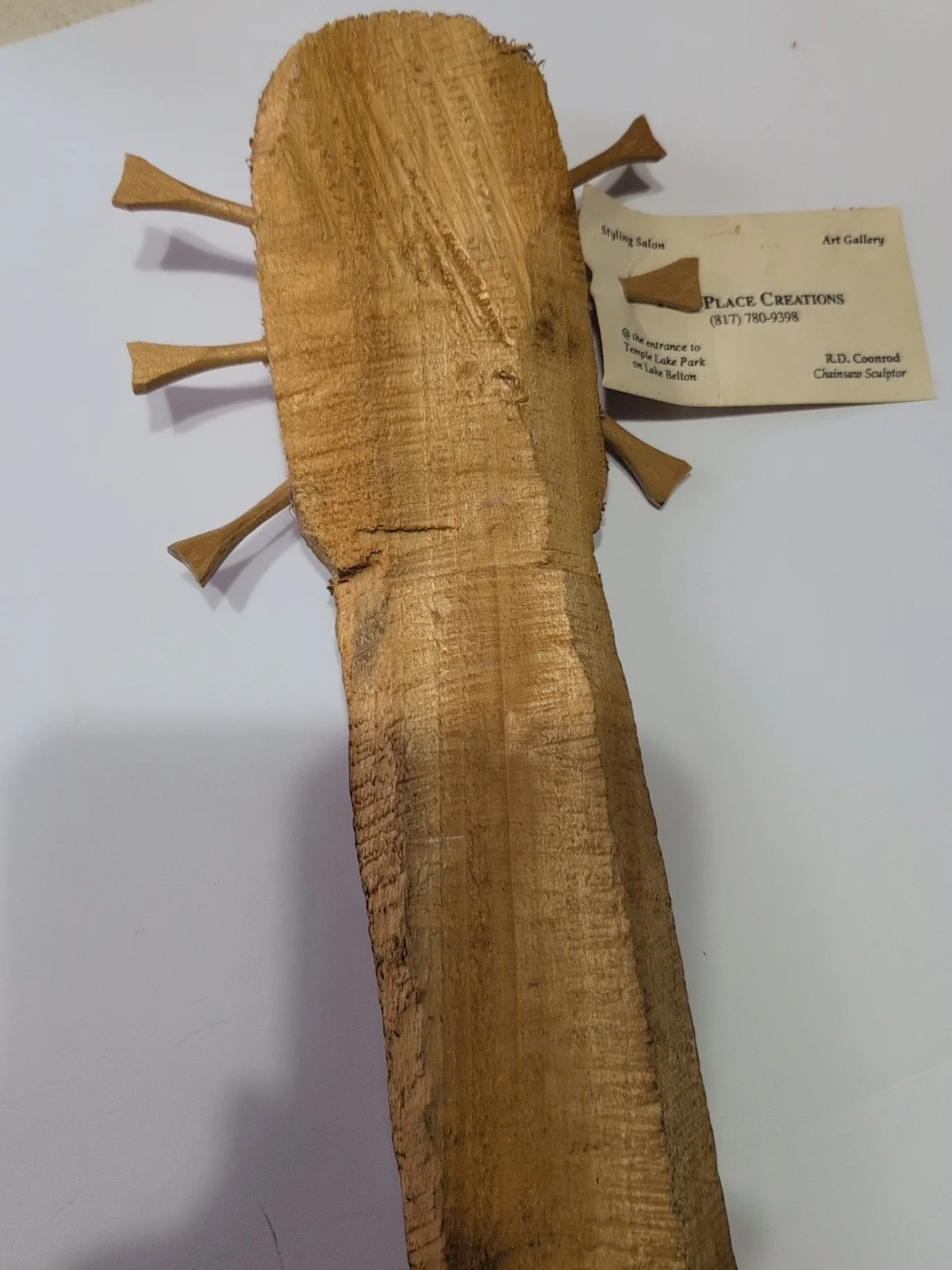 Guitar Handmade Wood Signed Storyville 13x38.5, изображение 5