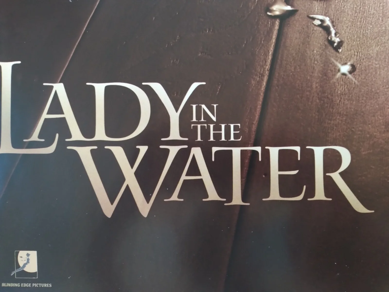Laday in the Water original movie 2006 poster UK quad, изображение 2
