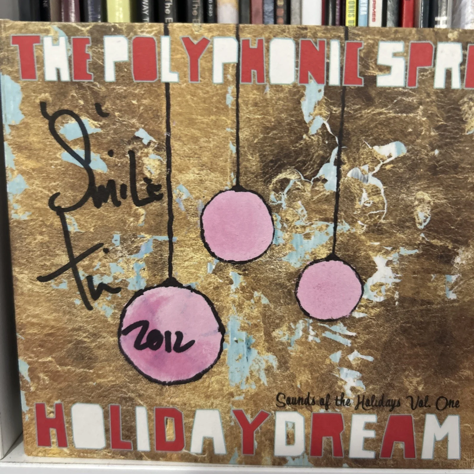 The Polyphonic Spree – Holiday Dream: Signed CD by Tim + rare Fragile Army Patch, image 2