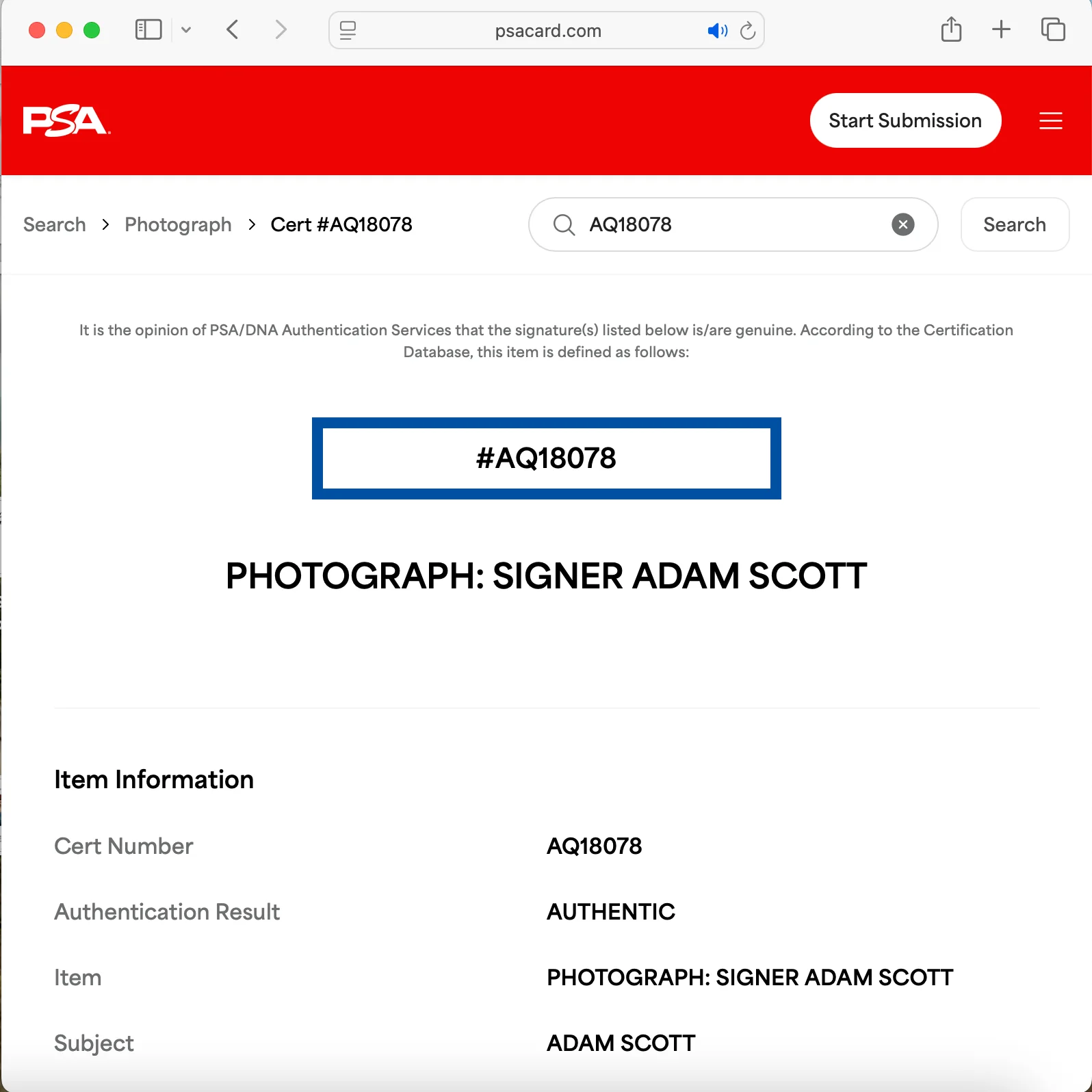 Adam Scott — ADAM SCOTT SIGNED 8x10 PHOTO PSA DNA AUTOGRAPH SEVERANCE AQ18078, изображение 3