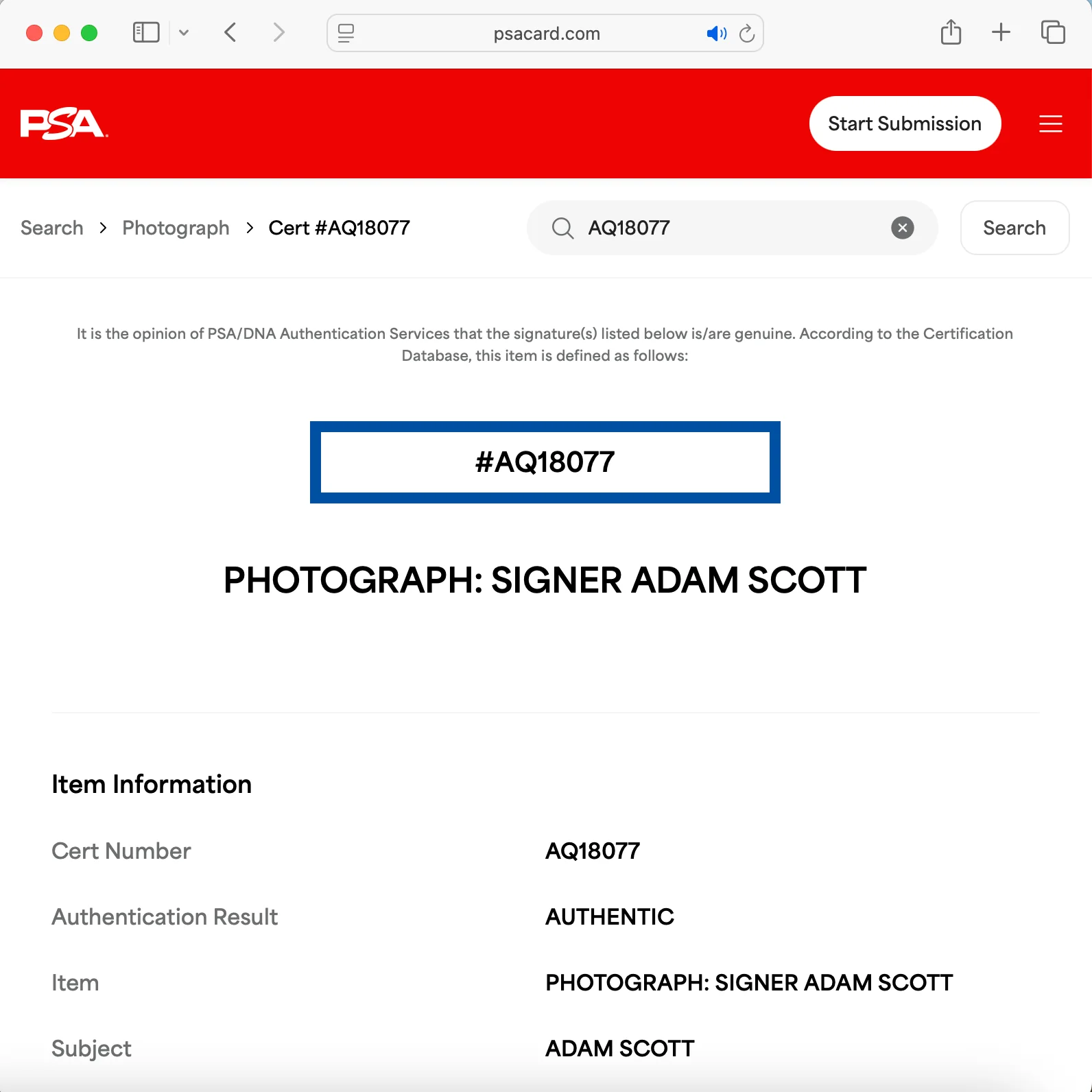 Adam Scott — ADAM SCOTT SIGNED 8x10 PHOTO PSA DNA AUTOGRAPH SEVERANCE AQ18077, изображение 3