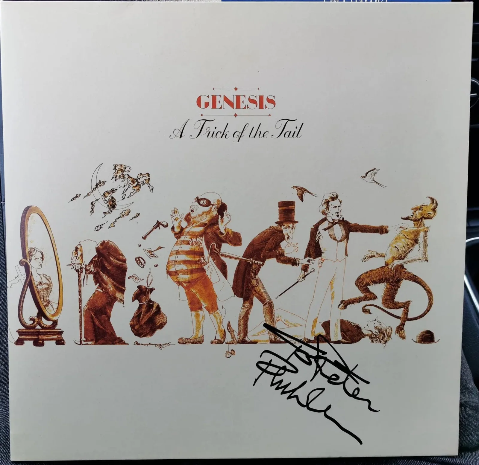 Phil Collins Genesis A Trick Of The Tail Autographed Signed Vinyl Record w/ACOA, image 4