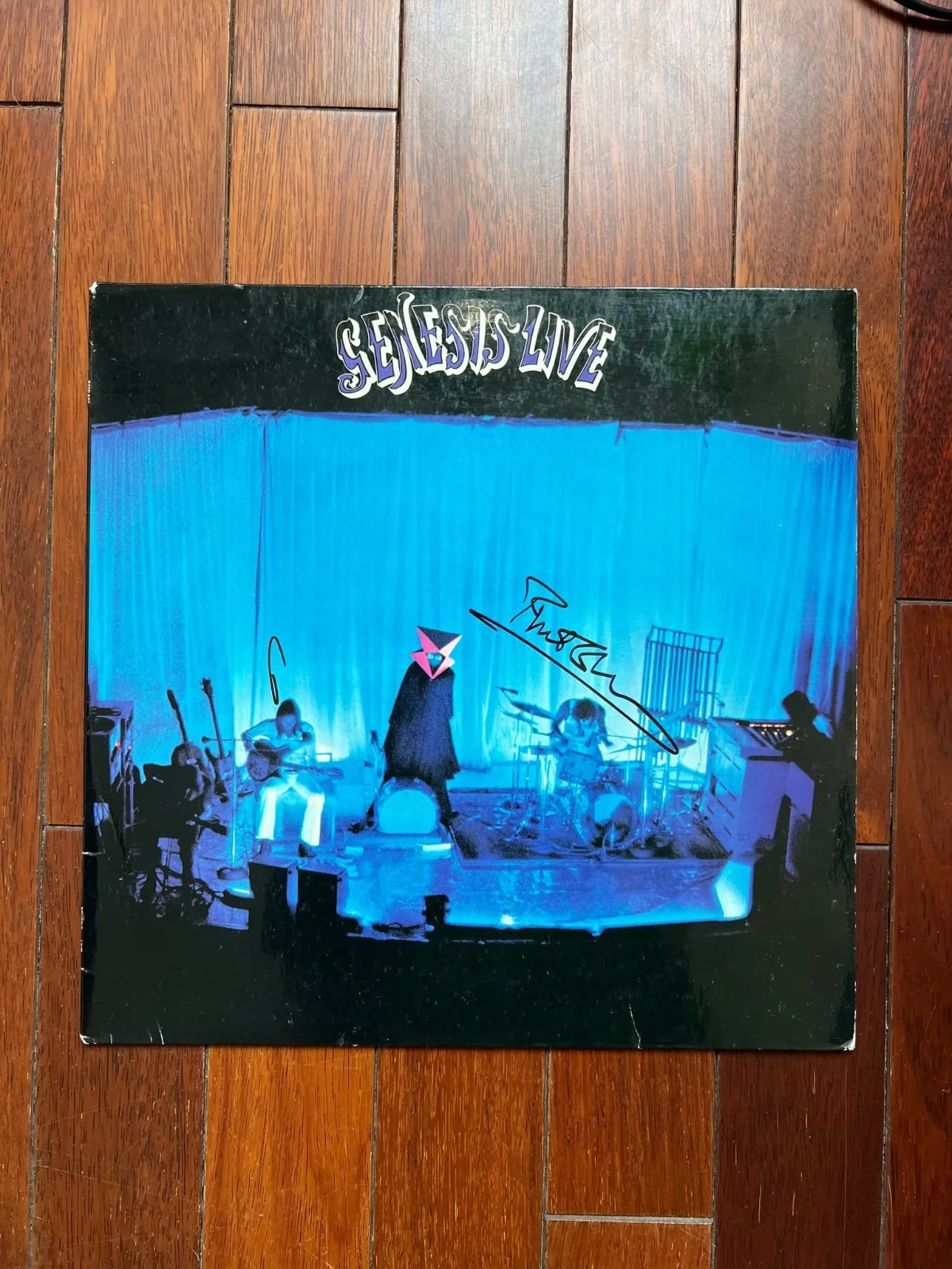 Phil Collins Genesis Live Autographed Signed Vinyl Record LP w/ACOA, image 4