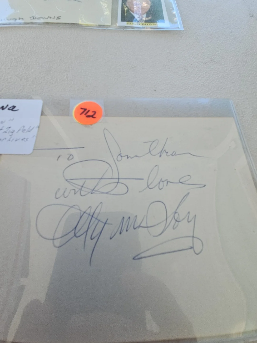 myrna loy — Myrna Loy Signed Piece Of Paper, изображение 2