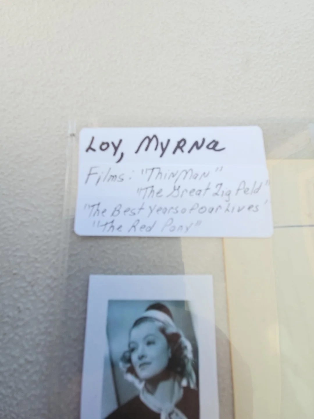 myrna loy — Myrna Loy Signed Piece Of Paper, изображение 4