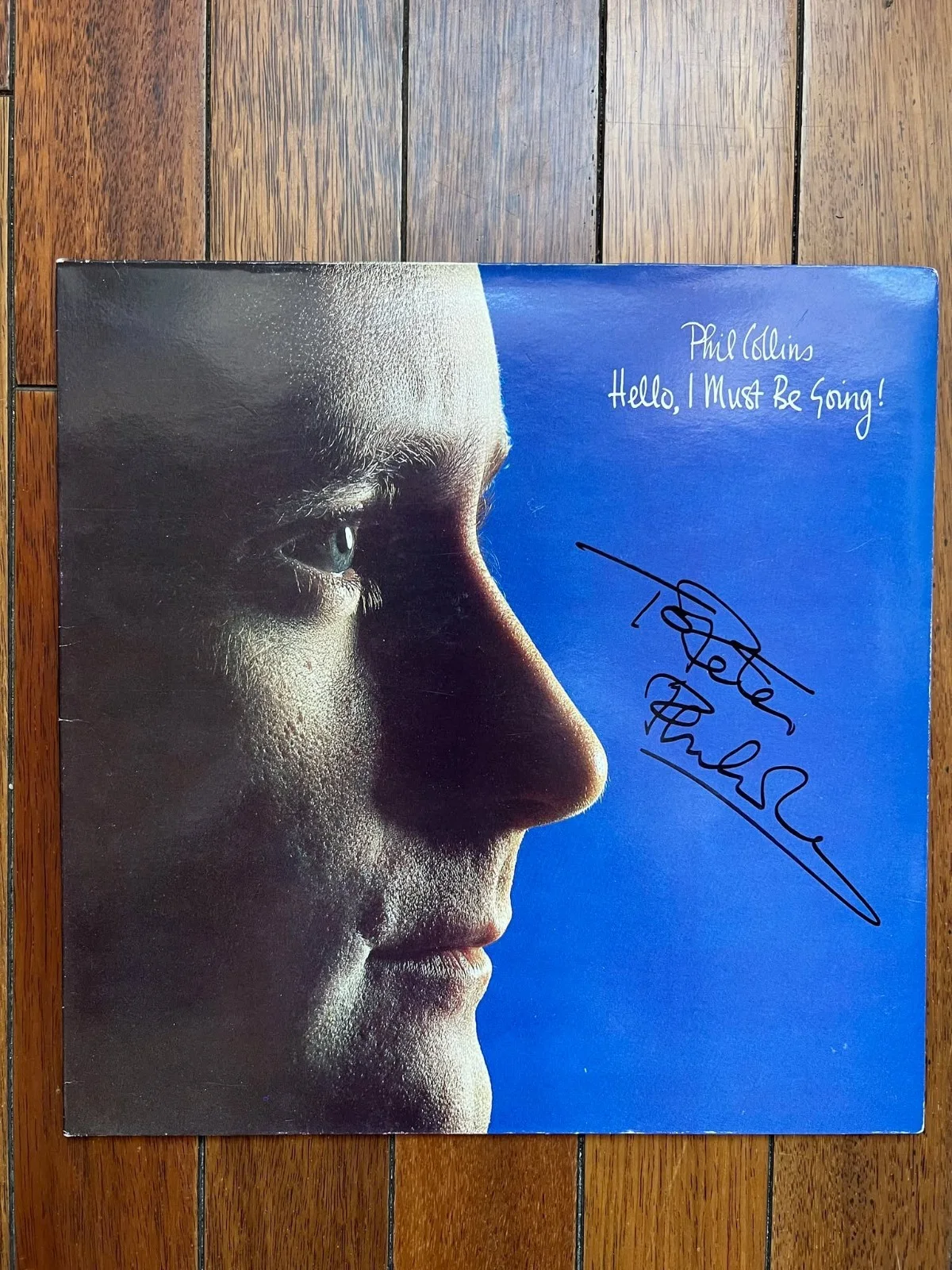 Phil Collins Hello I Must Be Going Autographed Signed Album Vinyl Record w/ACOA, изображение 4