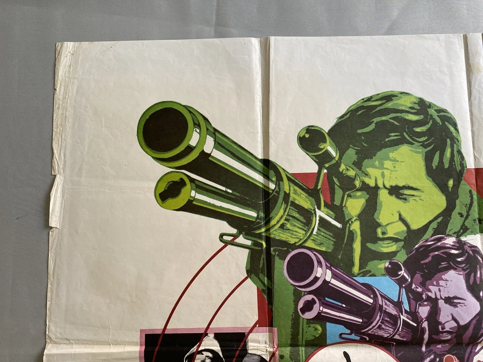 Russian Roulette - UK QUAD (30"x 40") ORIGINAL VINTAGE CINEMA POSTER 1975, изображение 2