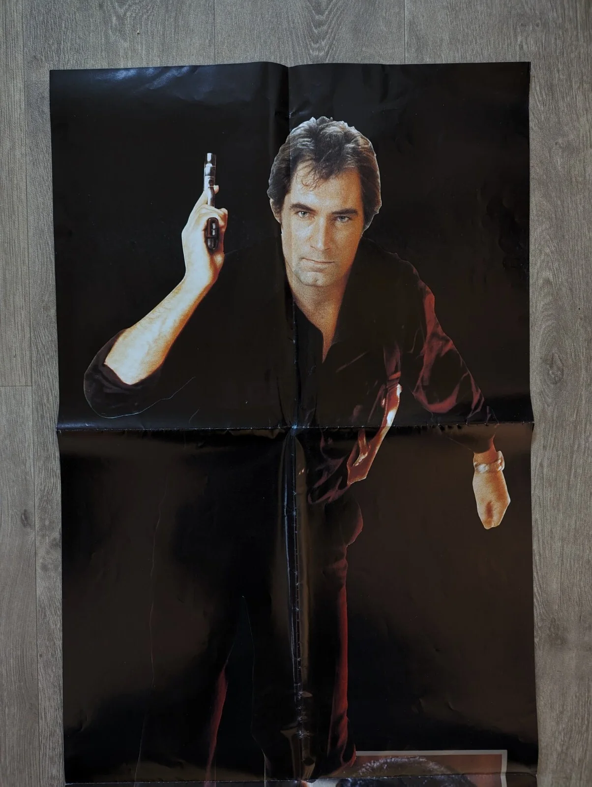 Licence To Kill - 007 Bond - Original UK Cinema Door Poster - 20'' x 60'' 1989, изображение 2