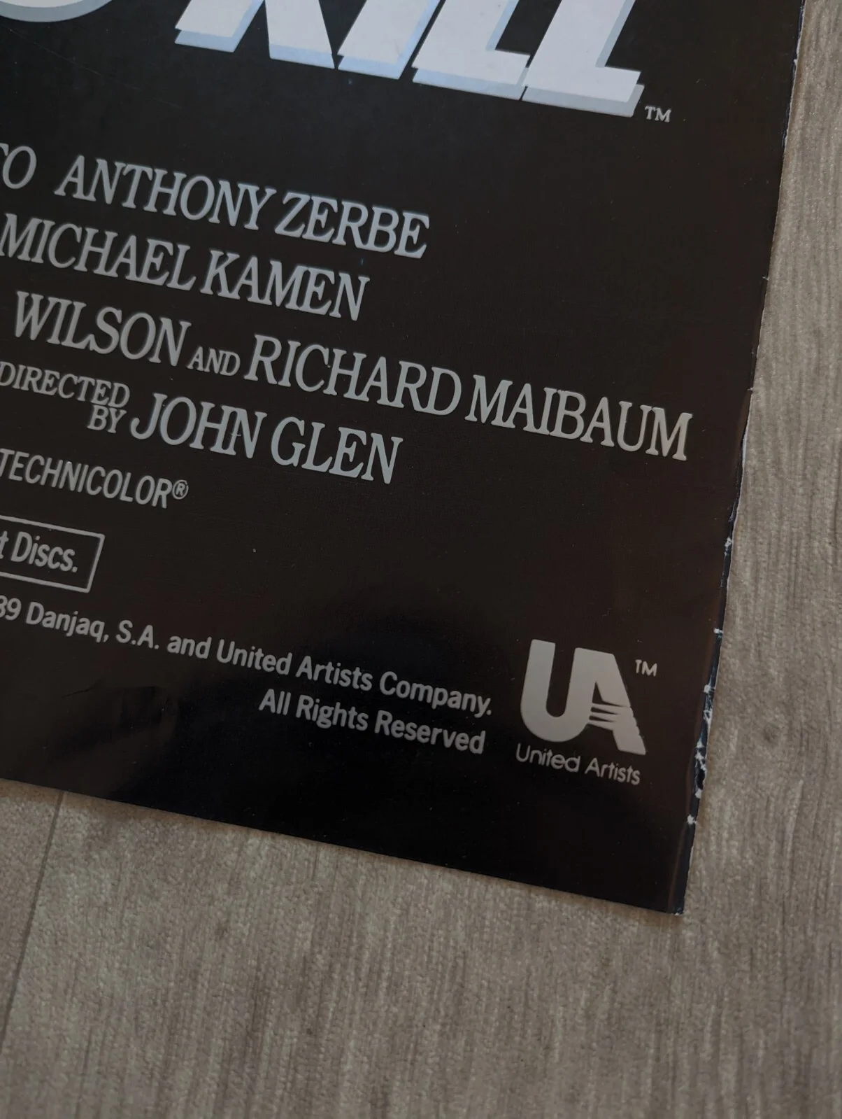Licence To Kill - 007 Bond - Original UK Cinema Door Poster - 20'' x 60'' 1989, изображение 5