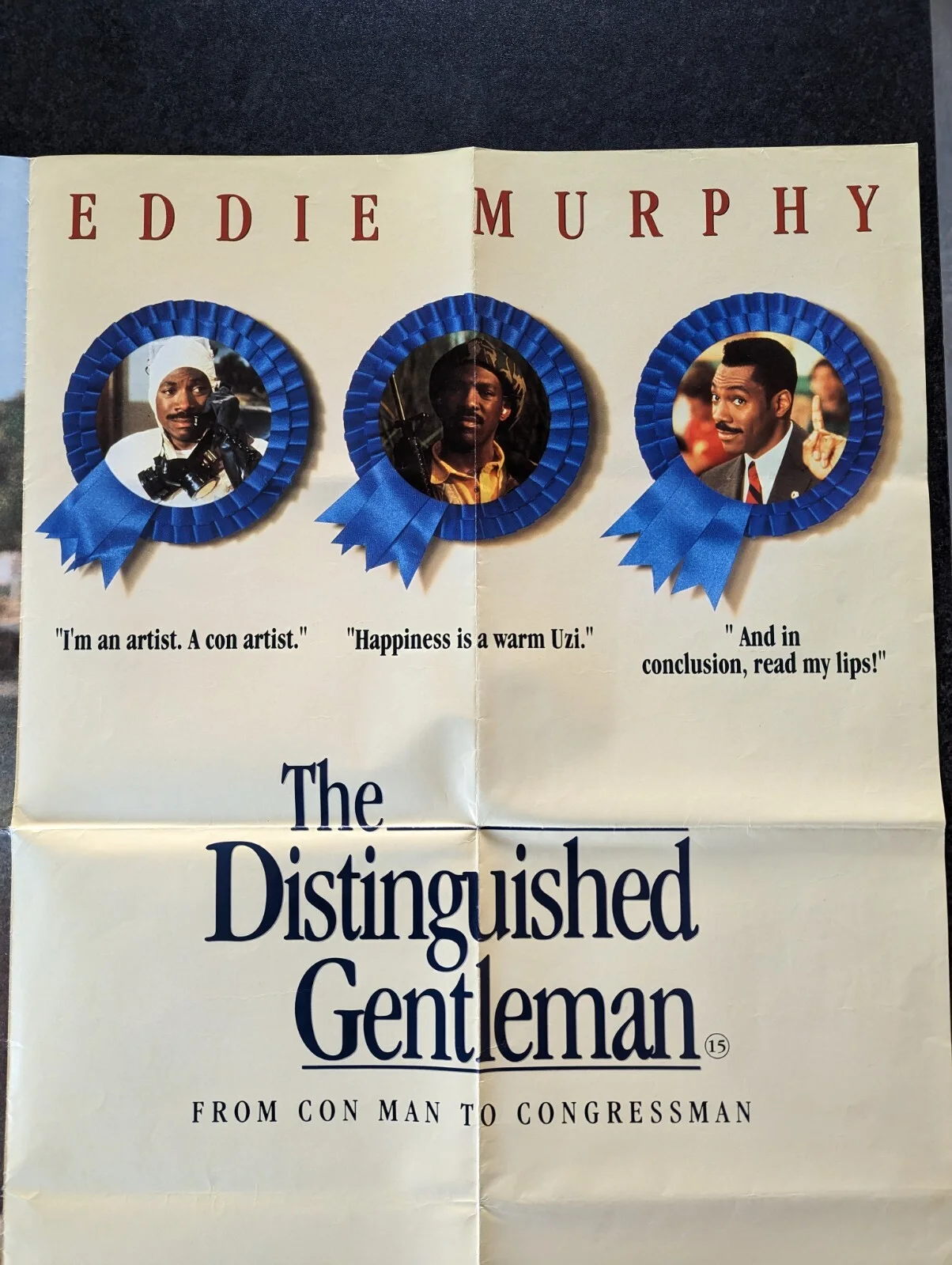 The Distinguished Gentleman UK QUAD (30"x 40") ORIGINAL VINTAGE CINEMA POSTER, изображение 3