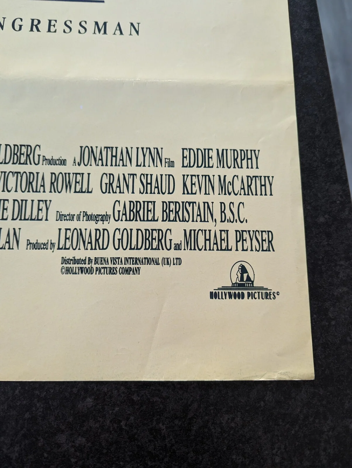The Distinguished Gentleman UK QUAD (30"x 40") ORIGINAL VINTAGE CINEMA POSTER, изображение 4