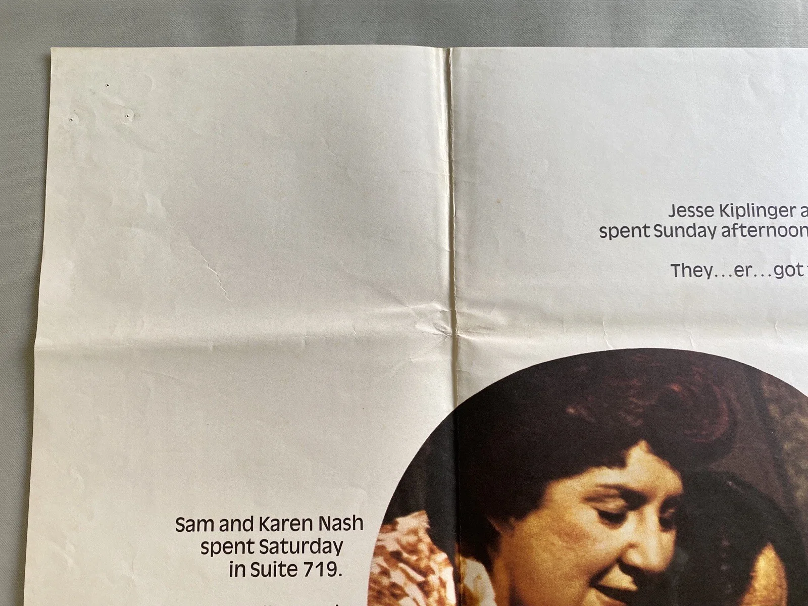 PLAZA SUITE - UK QUAD (30"x 40") ORIGINAL VINTAGE CINEMA POSTER 1971, изображение 2