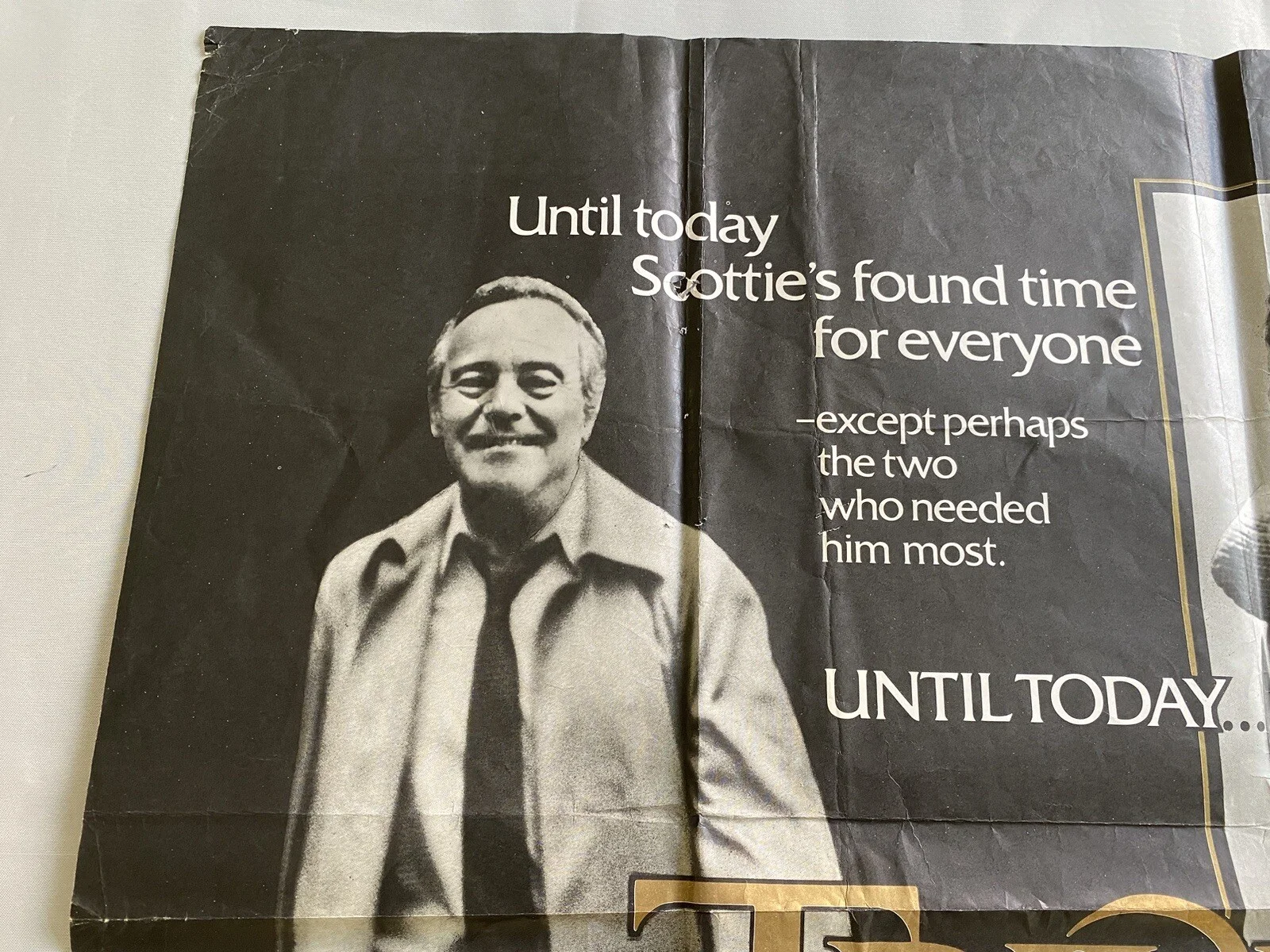 TRIBUTE - UK QUAD (30"x 40") ORIGINAL VINTAGE CINEMA POSTER 1980, изображение 5