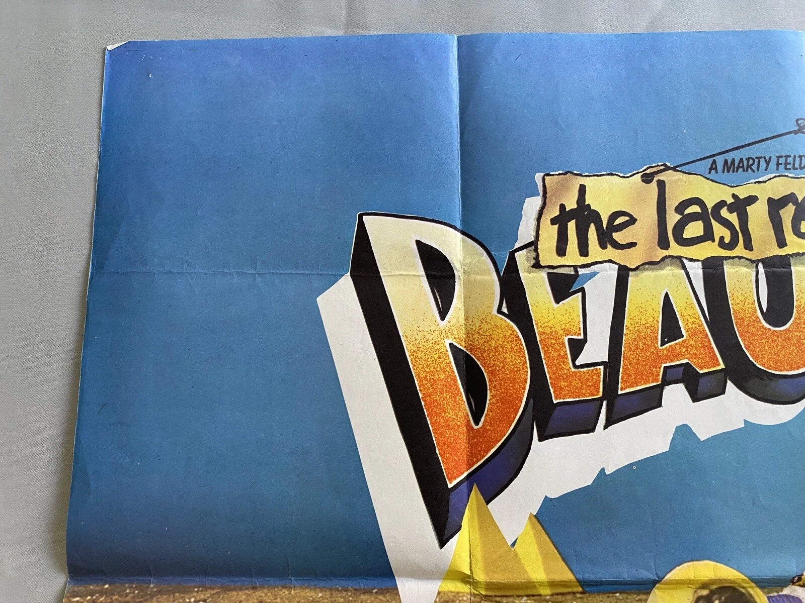 LAST REMAKE OF BEAU GESTE - UK QUAD (30"x 40") ORIGINAL VINTAGE CINEMA POSTER, изображение 3