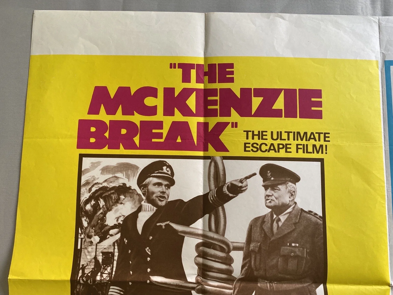 THE MCKENZIE BREAK / SABATA UK QUAD (30"x 40") ORIGINAL CINEMA POSTER WESTERN, изображение 2