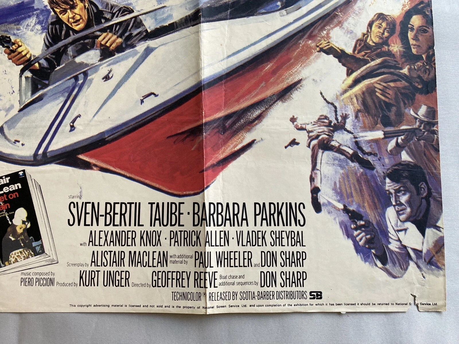EIGHT BELLS TOLL / PUPPET ON A CHAIN UK QUAD (30"x 40") ORIGINAL CINEMA POSTER, изображение 5