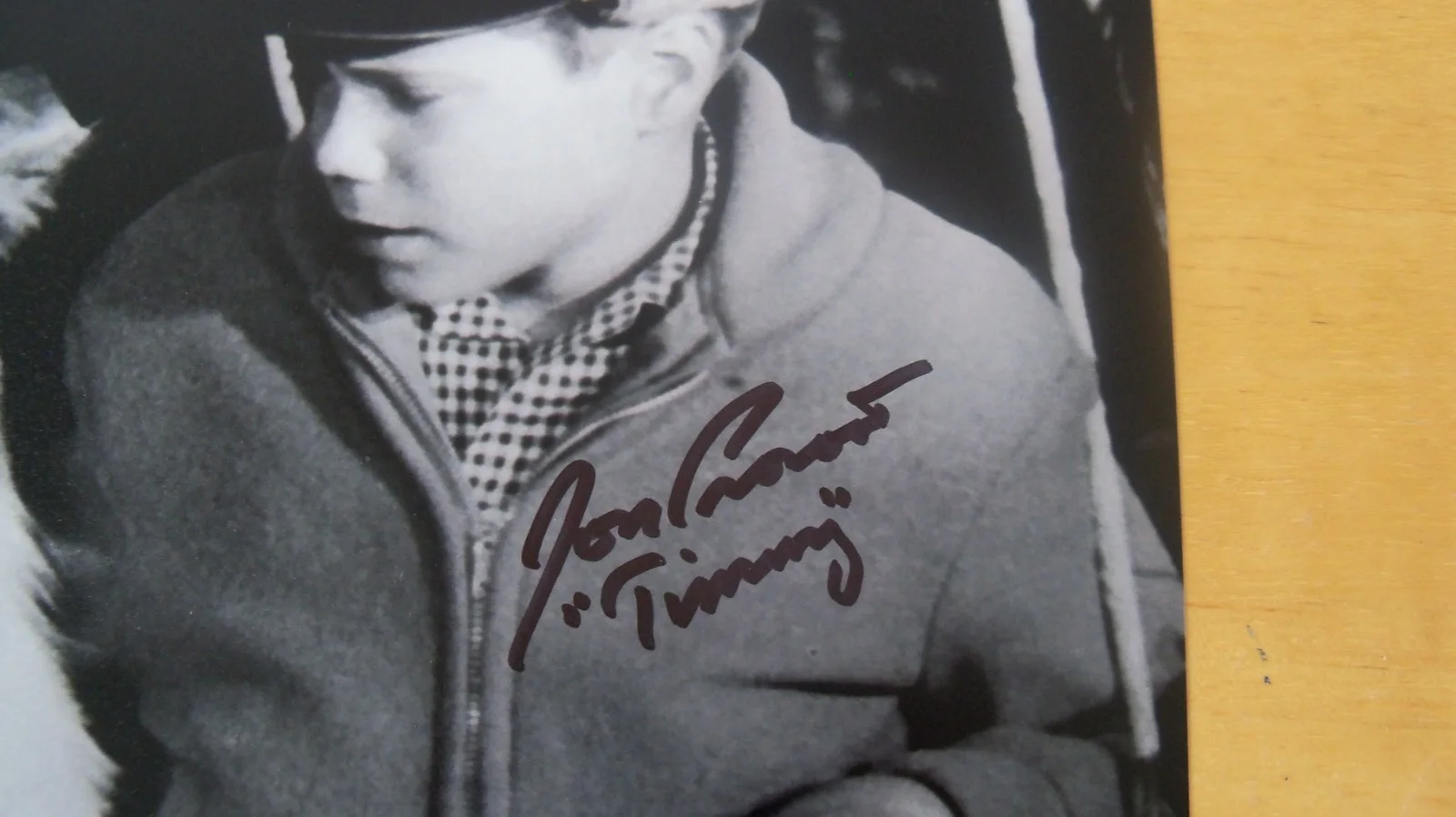 jon provost — Jon Provost signed autographed photo Lassie COA, image 2