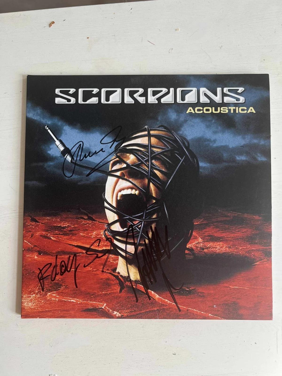 Scorpions Love Acoustica 3x Autographed Record Signed Album Vinyl LP w/COA, image 3