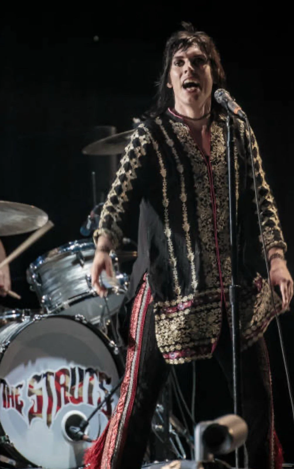 Luke Spiller The struts Stage Worn And Signed Top, image 2