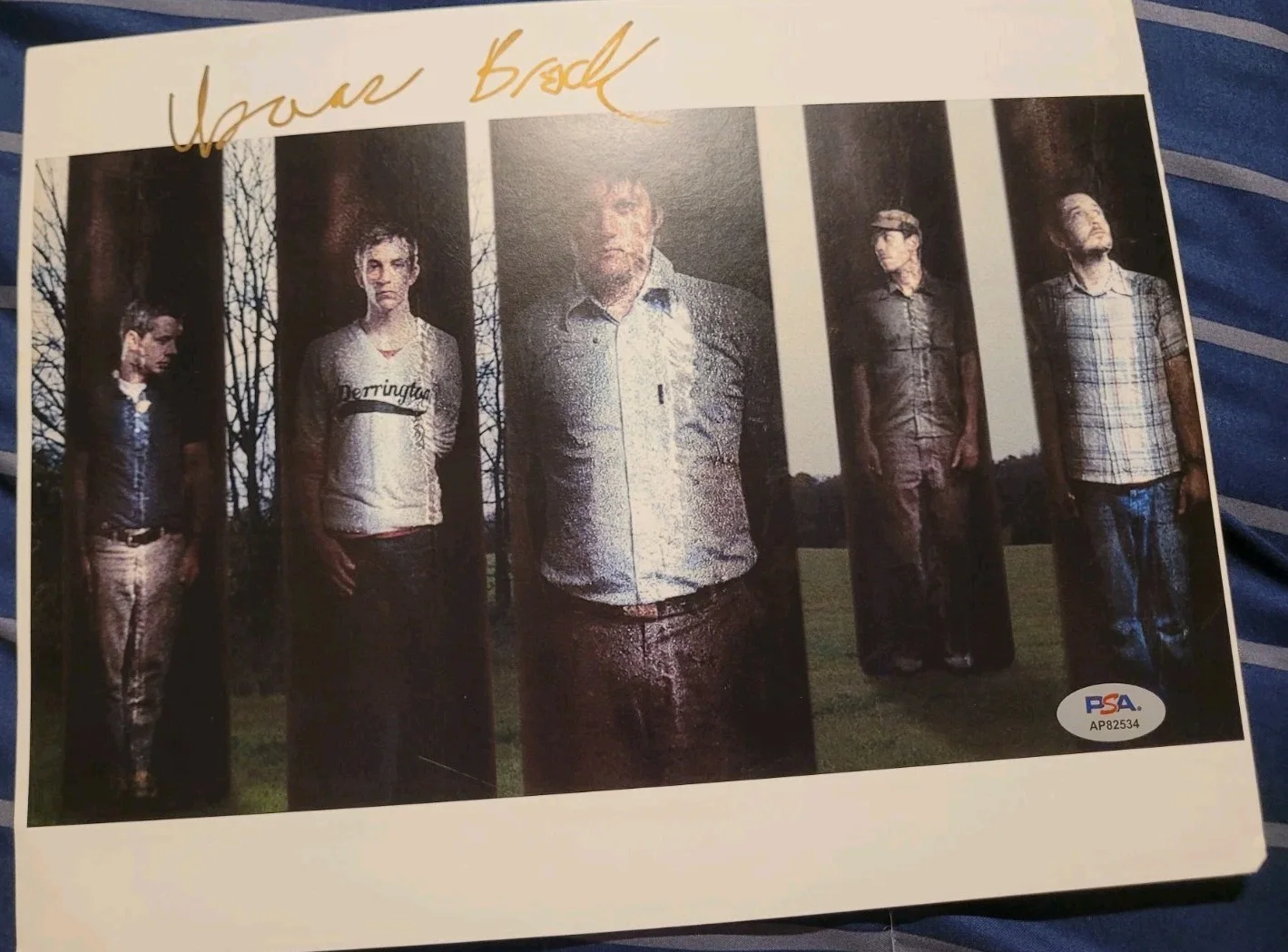 Isaac Brock Modest Mouse Signed autograph 8x10 PSA COA Good News Float On, image 2