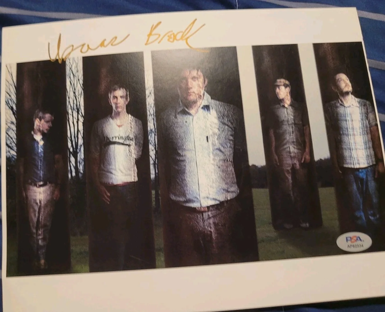 Isaac Brock Modest Mouse Signed autograph 8x10 PSA COA Good News Float On, image 3
