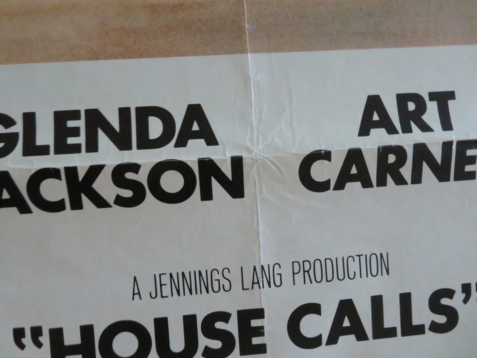 HOUSE CALLS US ONE SHEET ROLLED POSTER WALTER MATTHAU GLENDA JACKSON 1978, изображение 4