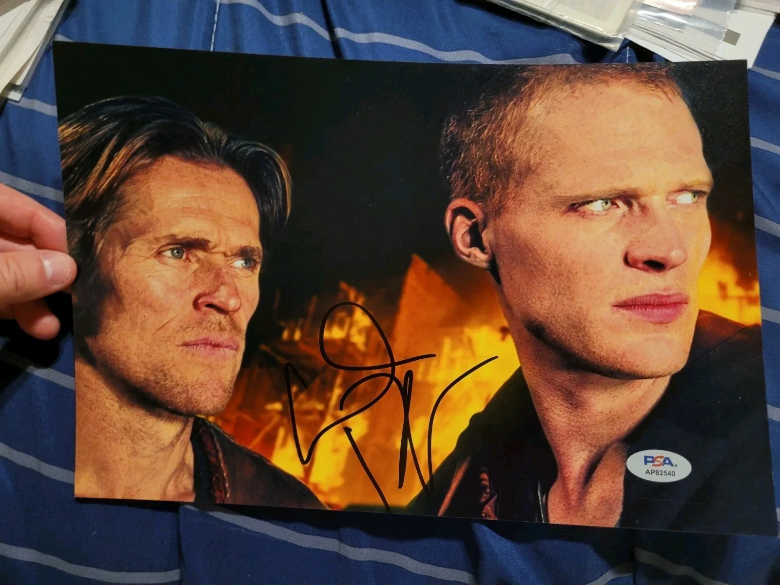willem dafoe — Willem Dafoe Signed autograph 12x8 PSA COA Spiderman Nosferatu Platoon Inside, изображение 2