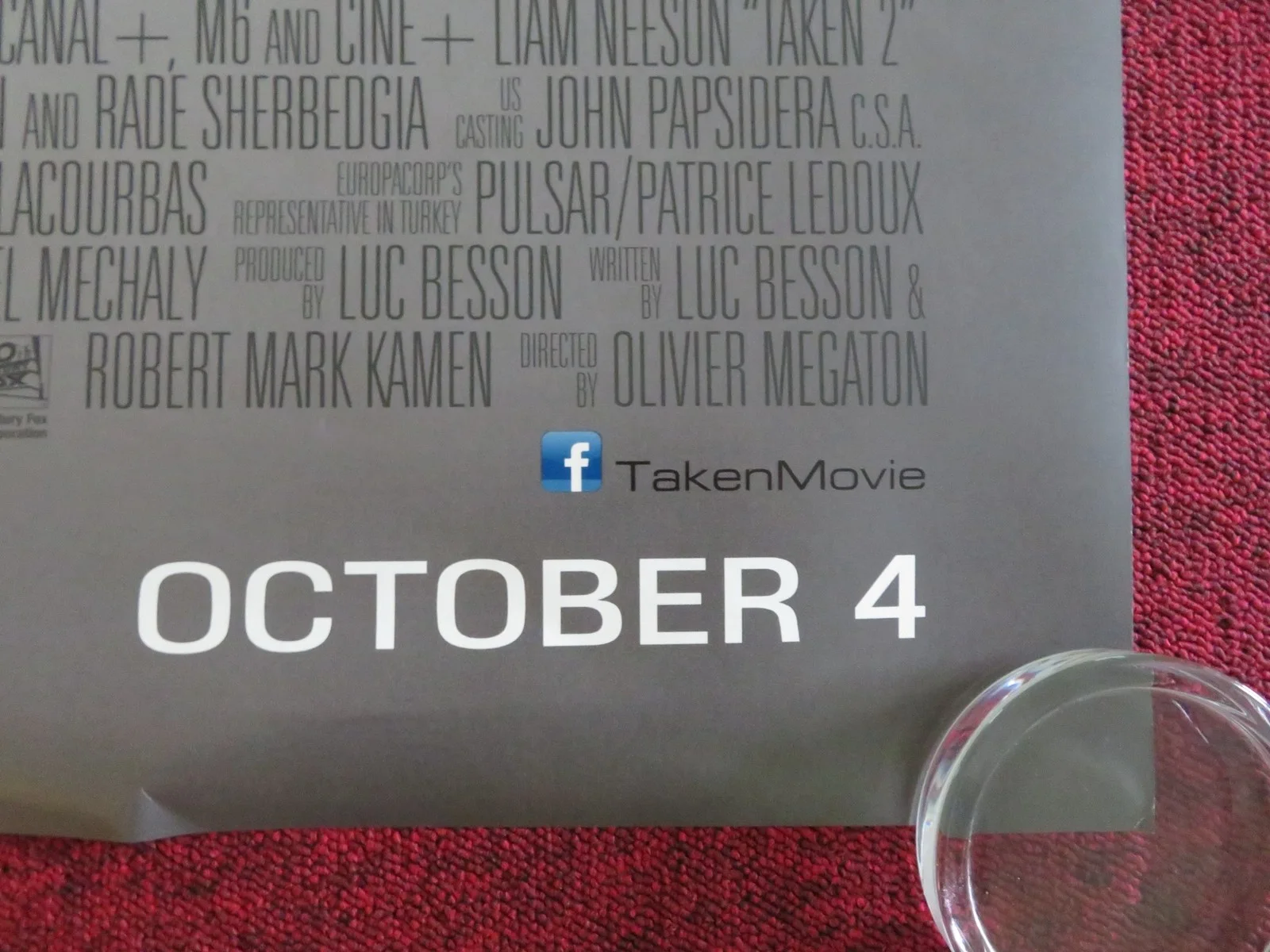 TAKEN 2 US ONE SHEET ROLLED POSTER LIAM NEESON MAGGIE GRACE 2012, image 5