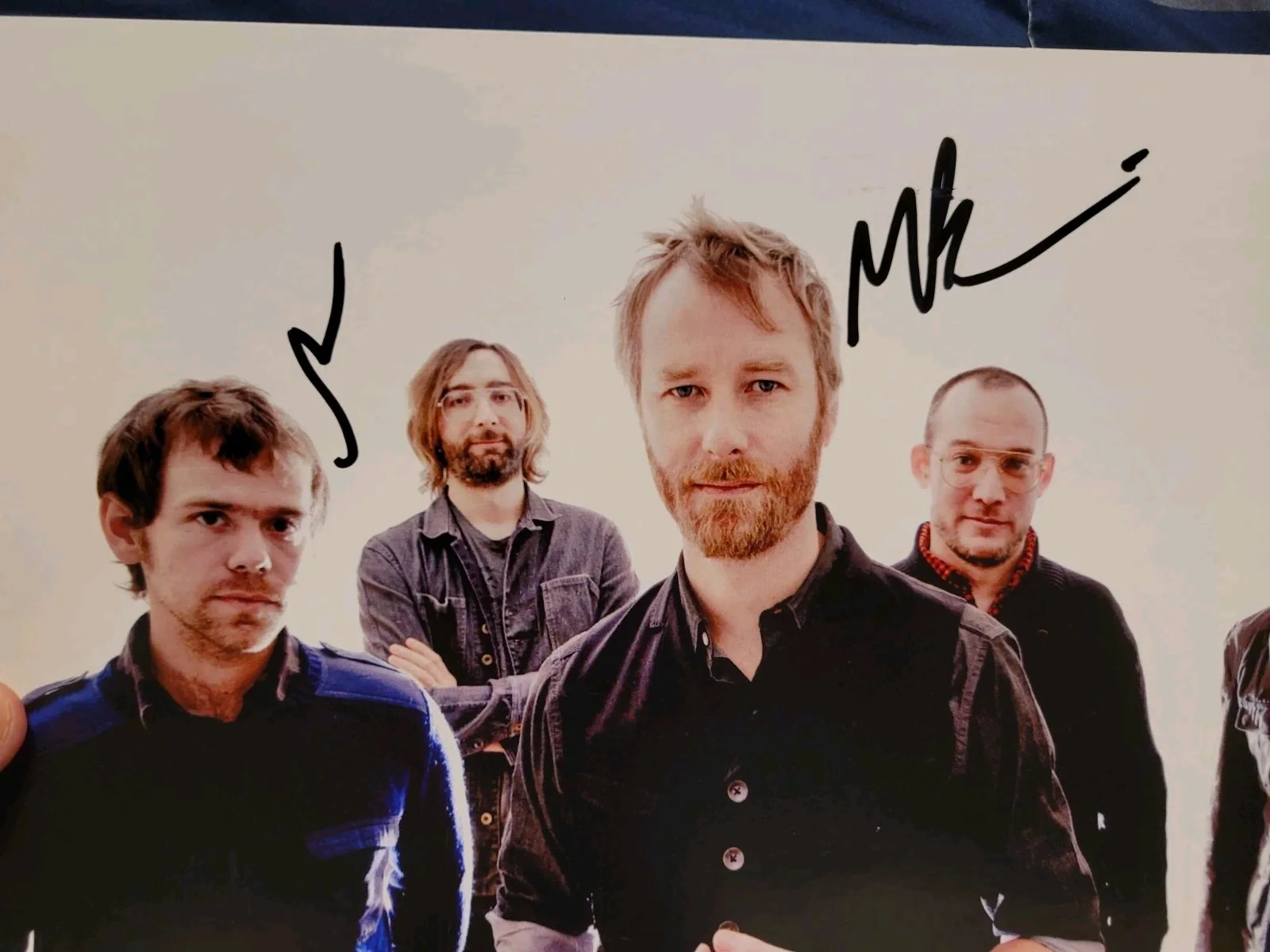 Matt Berninger The National Band Signed autograph 8x10 PSA COA Aaron Dessner, изображение 4
