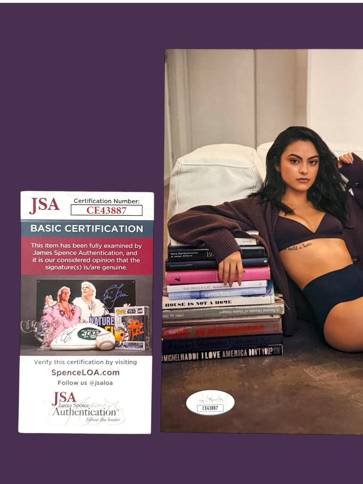 Camila Mendes — CAMILA MENDES SIGNED 8X10 AUTOGRAPH PHOTO SEXY RIVERDALE VERONICA LODGE JSA COA, изображение 3