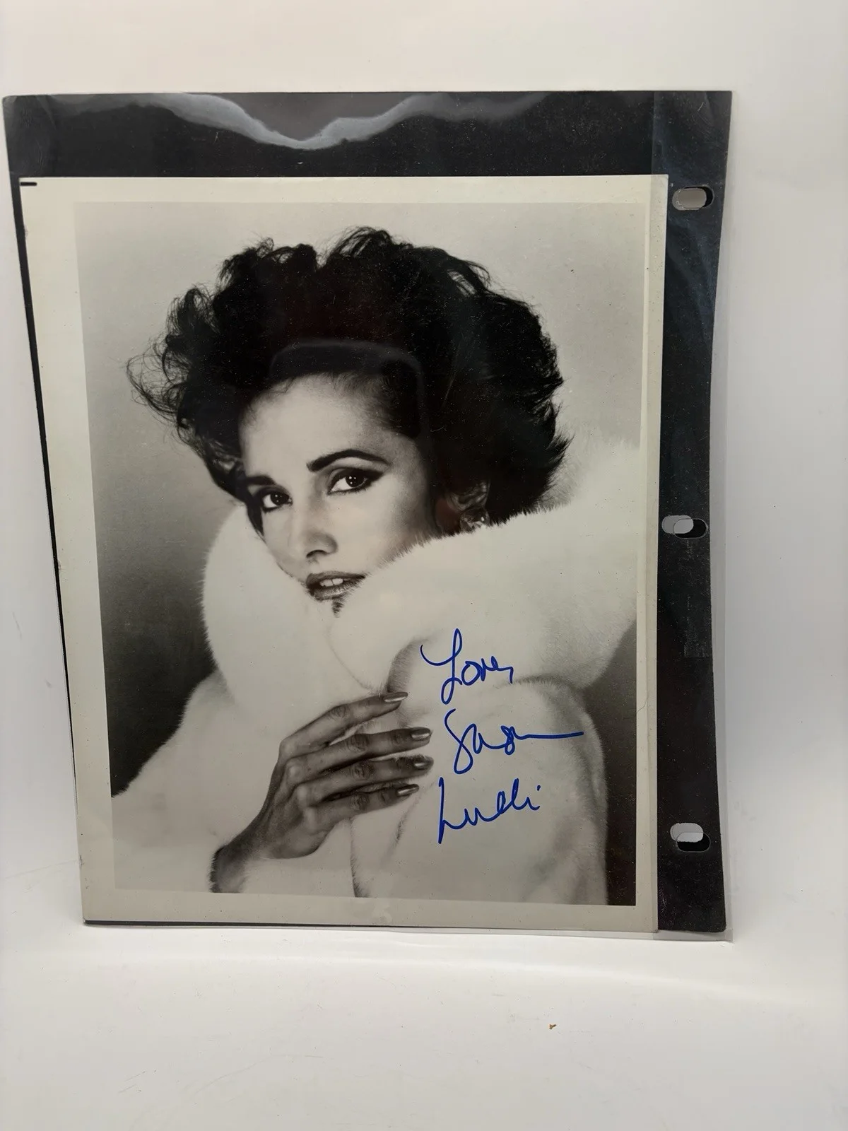 Susan Lucci — 2 Autographed Susan Lucci 8x10 Photographs, Late 1980’s All My Children Soap