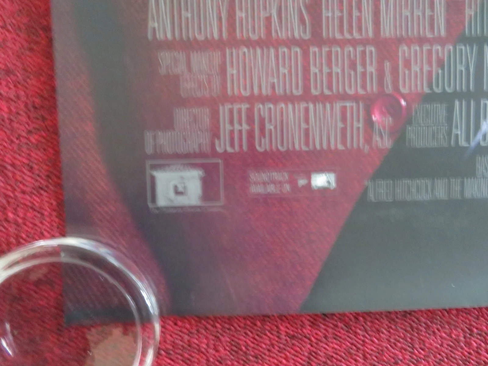 HITCHCOCK US ONE SHEET ROLLED POSTER ANTHONY HOPKINS HELEN MIRREN 2012, image 4