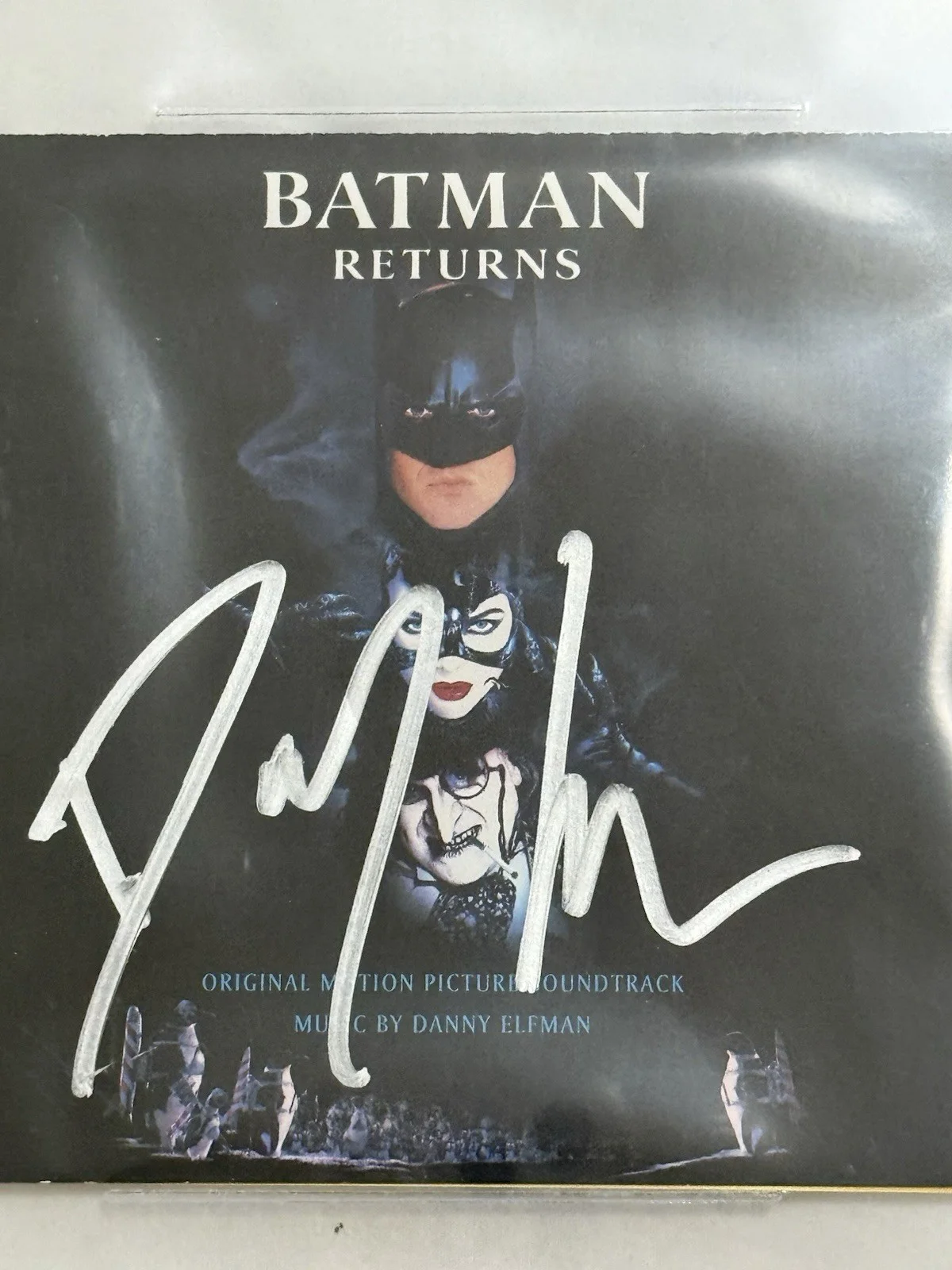 Danny Elfman — DANNY ELFMAN SIGNED BATMAN RETURNS AUTOGRAPH CD BOOKLET BECKETT, image 3