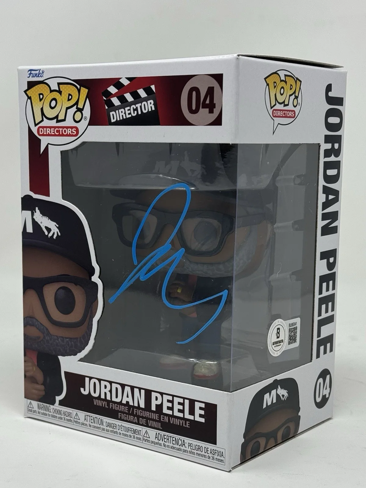 Jordan Peele — Jordan Peele Signed Funko Pop Directors 04 Autograph Get Out Nope Horror Beckett, изображение 2