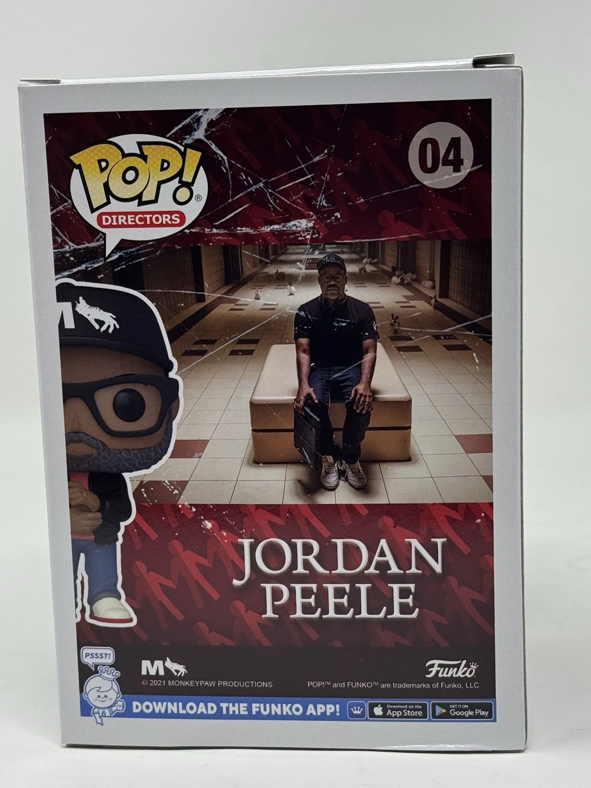Jordan Peele — Jordan Peele Signed Funko Pop Directors 04 Autograph Get Out Nope Horror Beckett, изображение 4