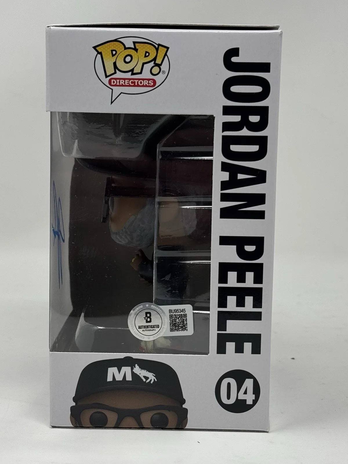Jordan Peele — Jordan Peele Signed Autograph Funko Pop Director #04 Get Out Nope Us Beckett COA, image 3